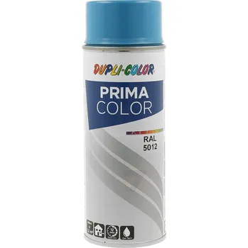 Barva ve spreji Dupli-Color Prima RAL 5012 Lesklá Světle Modrá Barva ve Spreji 400 ml
