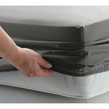 Prostěradlo Jersey prostěradlo s gumkou 120/200 cm ECONOMY - šedá