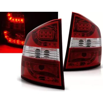 Zadní světlomet ZADNÍ SVĚTLOMETY, LAMPY LED ŠKODA OCTAVIA 2 COMBI, 2004-2013, ČIRÉ, ČERVENÉ (LDSK03)