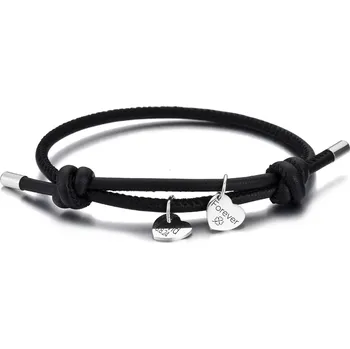 Náramek Šperky4U Personalizovaný náramek se srdíčky - OPA1830-ST