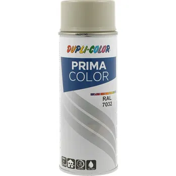 Barva ve spreji Dupli-Color Prima RAL 7032 Lesklá Štěrková Šedá Barva ve Spreji 400 ml