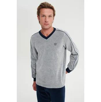 Pánské pyžamo Vamp Pyžamo s dlouhým rukávem 19754