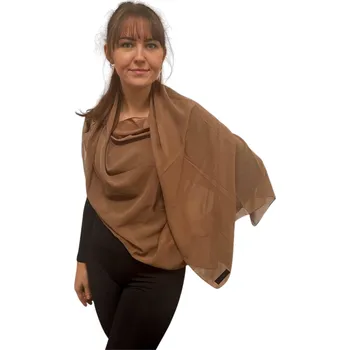 Šátek Dámský šátek 90 x 175 cm Light 23-2 béžový