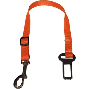 Vodítko pro psa Palkar bezpečnostní pás do auta pro malé psy 50 cm x 16 mm oranžová