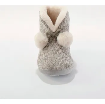 Dámské žabky Vysoké žinylkové bačkory šedá 37