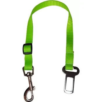 Vodítko pro psa Palkar bezpečnostní pás do auta pro malé psy 50 cm x 16 mm fosforová