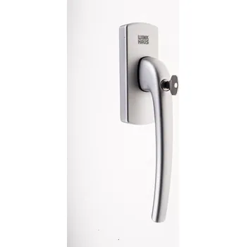 Příslušenství k oknu WINKHAUS ASG-A klika zamyk. levá stříbro