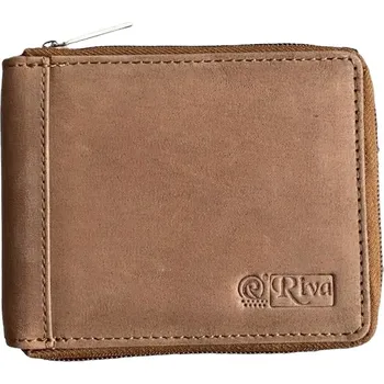 Peněženka PRAGATI Pánská kožená peněženka se zipem naturale