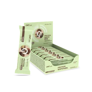 QNT Protein Vegan Wafer - QNT, Hazelnut Box 12 kus