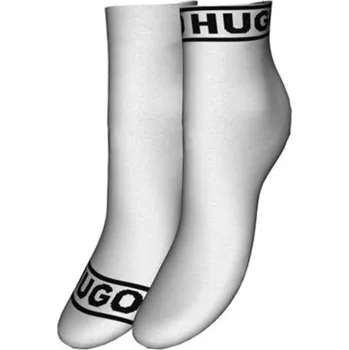 Dámské ponožky HUGO dámské ponožky 2 pack bílé - Bílá / 35 -38
