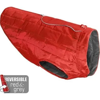 Kurgo Loft Nepromokavá bunda pro psy Chili Red/Charcoal S