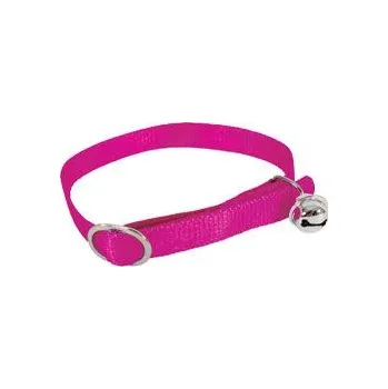 Obojek kočka nylon 10mm/30cm růžový Zolux