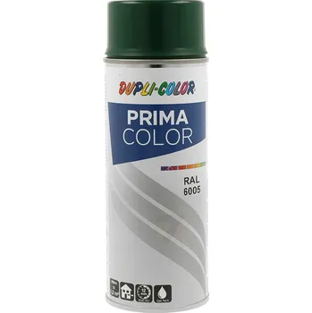 Barva ve spreji Dupli-Color Prima RAL 6005 Lesklá Mechová Zelená Barva ve Spreji 400 ml
