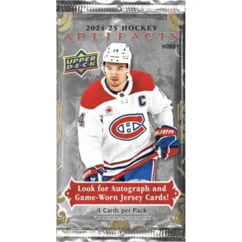Sběratelská karetní hra 2024-2025 Upper Deck Artifacts Hockey Hobby Balíček