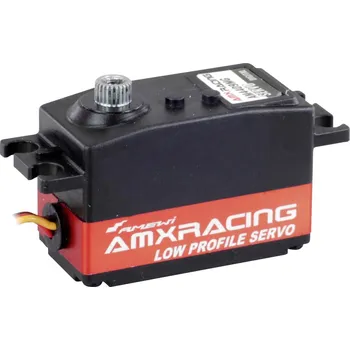 Modelová železnice Amewi servo s nízkým profilem AMXRacing AM4409MG Low Profile analogové servo Materiál převodovky: kov