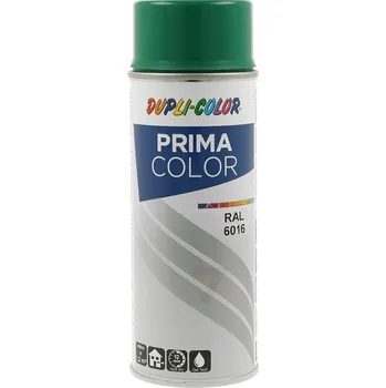 Barva ve spreji Dupli-Color Prima RAL 6016 Lesklá Tyrkysově Zelená Barva ve Spreji 400ml