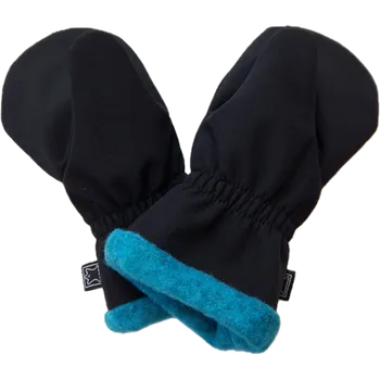 Rukavice Dětské rukavice Fantom SOFTSHELL s petrolejovou fleece podšívkou Velikost: 2