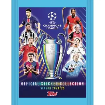 Karetní hra Topps Champions League 2025 - Balíček samolepek