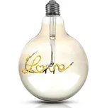 Žárovka Filament LED E27 5W G125 bílá teplá V-TAC VT-2205 Smoky Glass