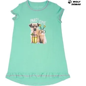 Dívčí noční košile WOLF S2080 tyrkysová