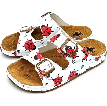 Dámské pantofle Dámské zdravotní pantofle S182.002 Mediline Aza berušky Barva: berušky, Velikost: 42