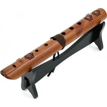 Příčná flétna HIGH SPIRITS "Korunní čakra" H-moll (aromatický cedr)