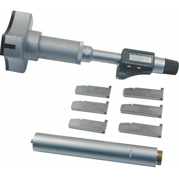 Posuvné měřítko Kinex 7090-02-225 | Mikrometr třídotykový dutinový (dutinoměr) digitální KINEX, DIN 863, přesnost 0,007 mm, rozsah 200-225 mm, prodloužení 150 mm