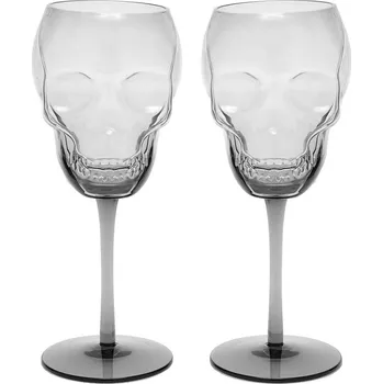 Sklenice sklenice (sada 2ks) KILLSTAR - Cranium - Grey