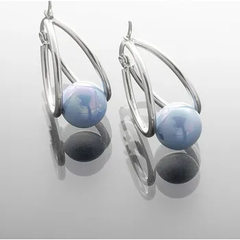 Náušnice Prosperk Náušnice modrý korálek