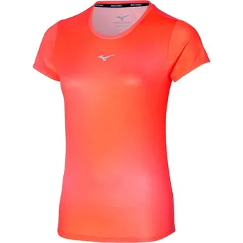 Dámské tričko Dámské sportovní tričko Mizuno Impulse Core Graphic Tee / Nasturtium Velikost: XL