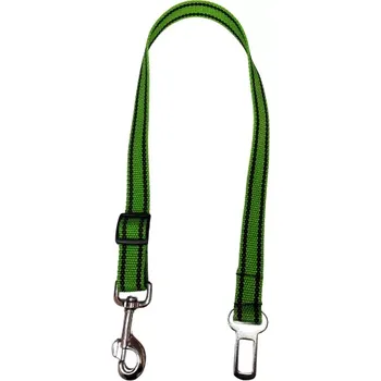 Vodítko pro psa Palkar bezpečnostní pás do auta pro velké psy 65 cm x 25 mm světle-zelená s páskami
