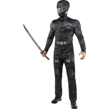 Karnevalový kostým Funiglobal - Kostým Snake Eyes pro dospělé -GI Joe - M