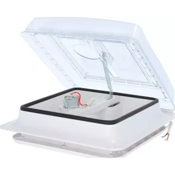 Příslušenství ke karavanu Střešní ventilátor Turbo Vent Berger 28x28cm 12V - čirý
