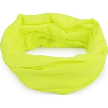 Šátek Šátek multifunkční pružný jednobarevný - 19 žlutá neon