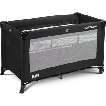 Dětská postýlka Cestovní postýlka Caretero ESTI black