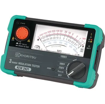 Revizní přístroj Kyoritsu KEW 3431 - měřič izolace