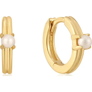 Náušnice Ania Haie E043-03G Hoop earrings - Pearl Power