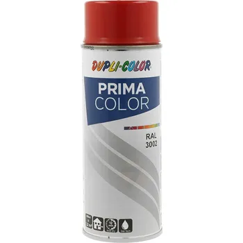 Barva ve spreji Dupli-Color Prima RAL 3002 Lesklá Karmínová Červeň ve Spreji 400ml