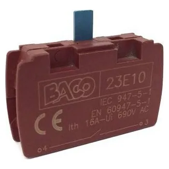 BACO 23E10 kontaktní prvek 1xspínací kontakt 10A ovládací prvek spínací jednotka