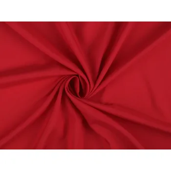Halenkovina / plátno jemné splývavé METRÁŽ - 8 červená