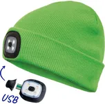 Cerva Čepice se světlem DEEL LED - Limetková