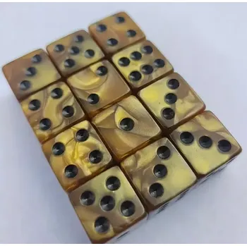 Hrací kostka Hrací kostka žluto-černá