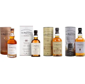 Whisky Exkluzivní set Balvenie 4x 0,7l 43,5%