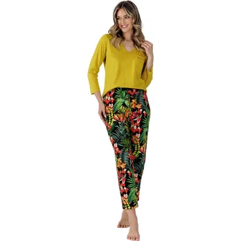 Dámské pyžamo Dámské pyžamo IBBLE 1490 limetka L