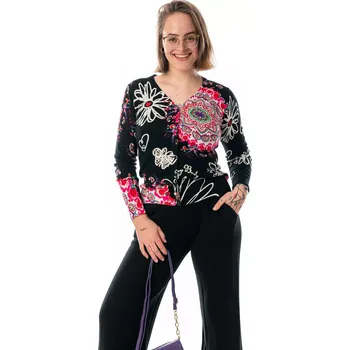 Dámský svetr Dámský svetřík ELKE Černá 40/42