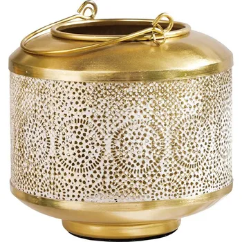 Svícen Invicta Lucerna ORIENT 19 cm, zlatá