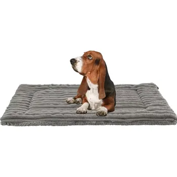 Pelíšek pro psa TRIXIE Podložka LONNI, manšestrový plyš, šedá 60 x 45 cm