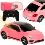 Rastar 76200-4 Volkswagen Beetle-UV auto na dálkové ovládání 1:24 růžové