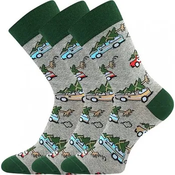 Pánské ponožky VoXX Boma Lonka Litex+ponožky Lonka DAMER, ponožky Lonka DAMER, Lonka, 124862 35-38 (23-25) auta