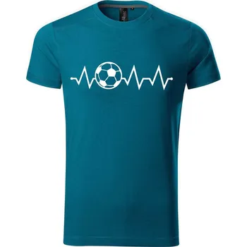 Pánské tričko DOBRÝ TRIKO Pánské tričko Tep fotbal Velikost: 2XL, Barva: Petrolejová